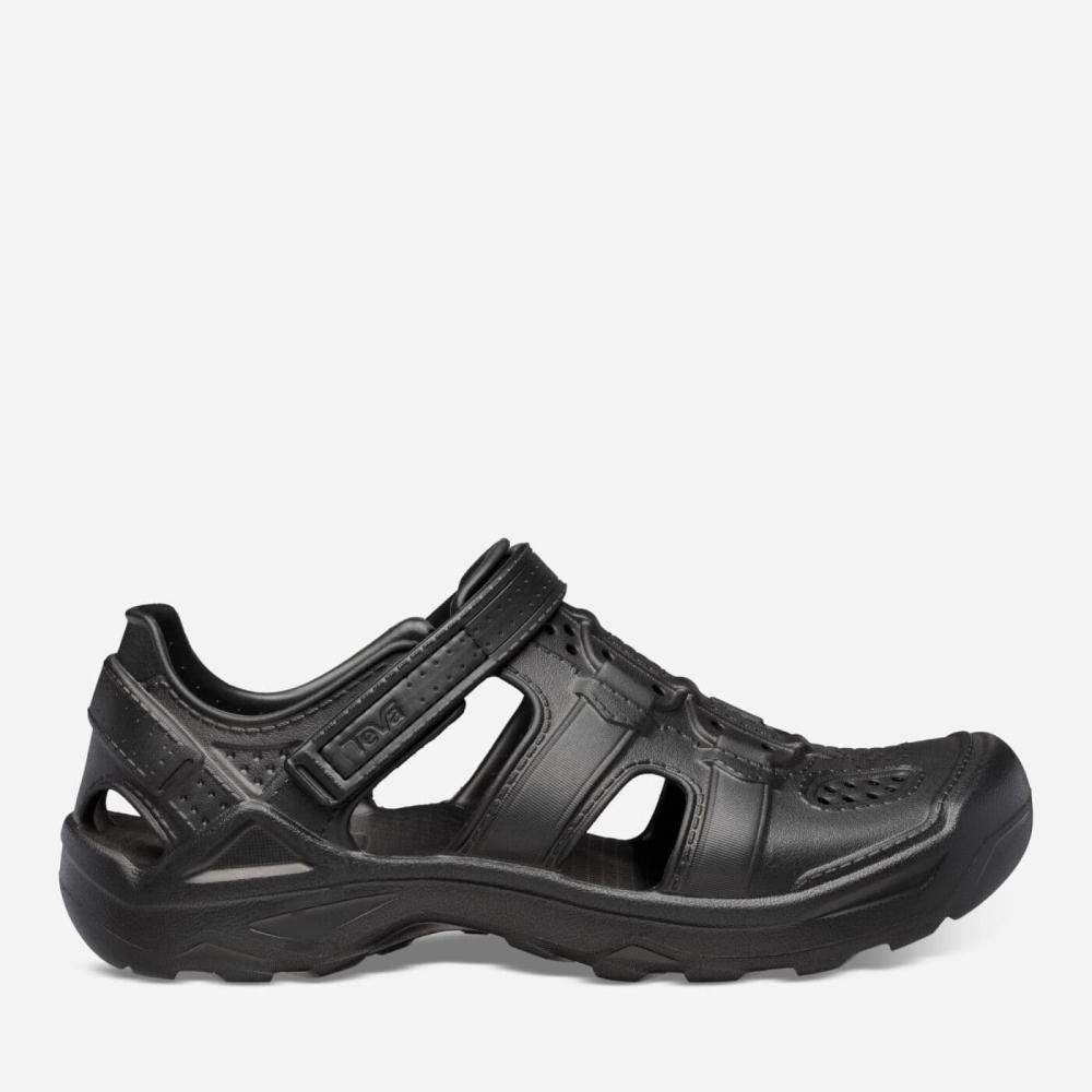 Teva Omnium Drift - Kids' Teva Hiking Shoes - Black | India (ISNF32614)